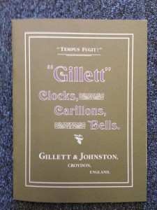 Gillett & Johnston 1906 Catologue