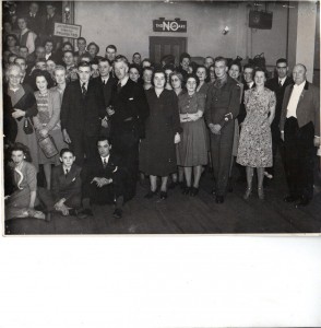 Gillett employees at the Grandison Ballroom in Norbury dated 20th January 1948.